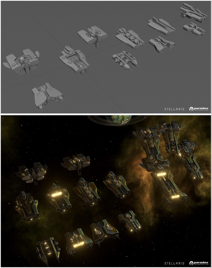 3D-разработка линкора киборгов