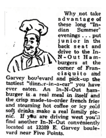 ���������� In-N-Out � ������ Covina Argus 28 �������� 1951 ����