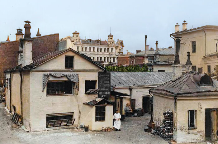 Цветные снимки дореволюционной Москвы. Жизнь и виды города в начале ХХ века. Часть II Старое фото, Историческое фото, История города, Краеведение, Колоризация, Москва, Фотография, Российская империя, 20 век, 19 век, Длиннопост