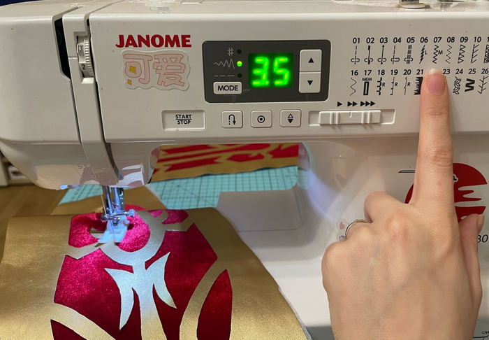 Ширина зигзага 3,5мм