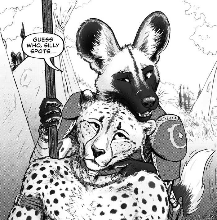 ,  , , Furry Art, Furry Feline, Furry Canine, Furry Dog, Furry Cheetah, , Titusweiss