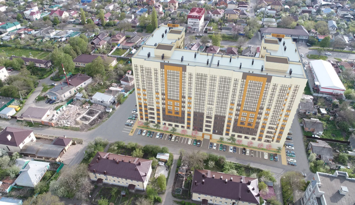 Рендер застройщика - вид с северо-восточной стороны