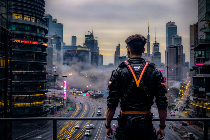 Просто город, просто киберпанк...