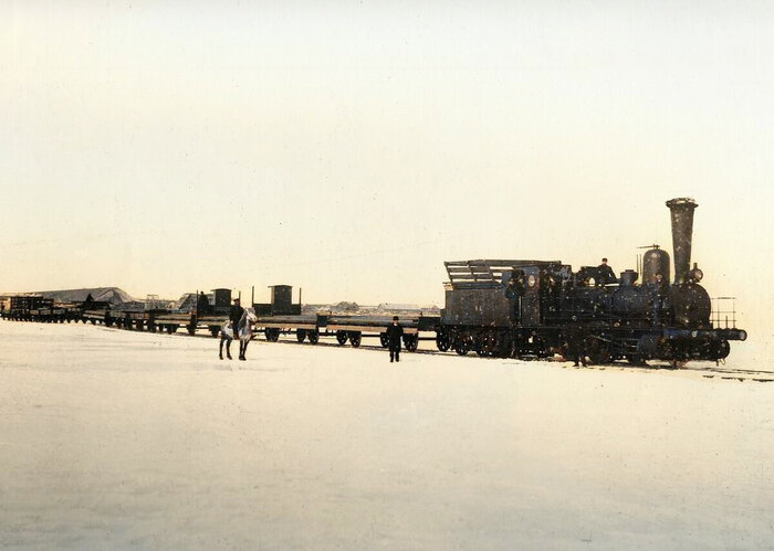 Автор: Л.С.Буланже. Источник: Музей Омских железнодорожников.