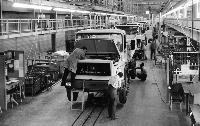 Завод Magirus-Deutz в пригороде Ульма — Донауталe — считался одним из самых современных в мире. В 1974 году он выпустил 14040 грузовиков.