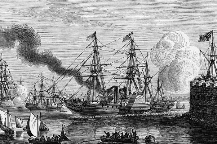 "Сириус" в порту Нью-Йорка