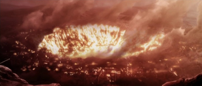 Последствие одной из операций по отвоеванию восставшей колонии. Радиационный фон от бомбардировки ККОН до сих пор препятствует повторному заселению. Правительство так и не признало вину