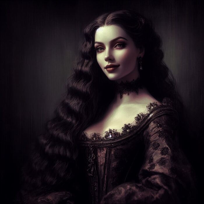 Countess  , , , Dall-e, Lady, , ,   , 2D, , 