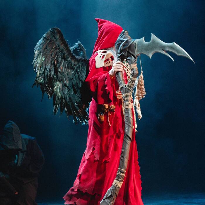 И напоследок - Грим Рипер ака Смерть из игры Симс: Средневековье. Спонтанная хотелка, родившаяся в закулисье фестиваля в 2023 году.