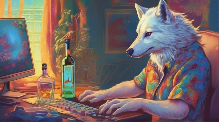 Фурри арт от Wolfmks #10