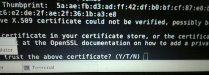Просто нажать Y и Enter