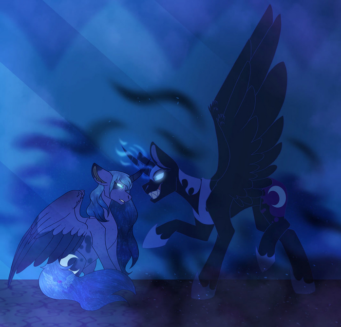 I AM YOU! WE ARE THE NIGHT! My Little Pony, Princess Luna, Nightmare Moon