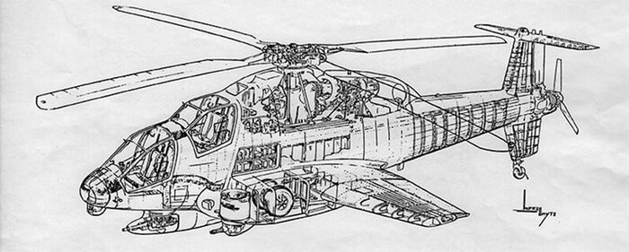 Схематический рисунок S-66, автор Энди Уайт.