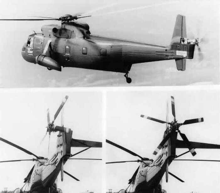 Летающая лаборатория S-61A "Rotorprop"