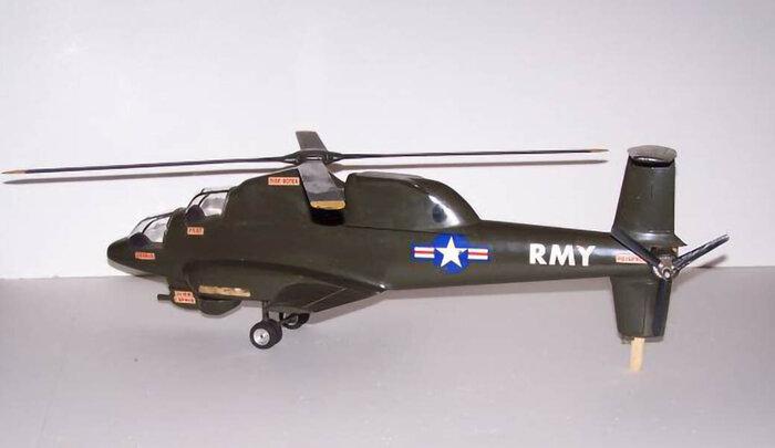 Проект винтокрыла Sikorsky S-66 - отображение модели в режиме рулевого винта