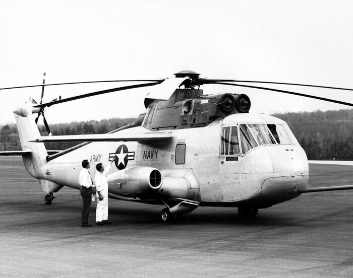 Экспериментальный винтокрыл Sikorsky S-61F, 1965 г.