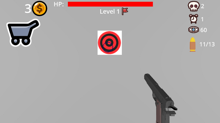 Сводись и стреляй, думаю всем знакомый геймплей.