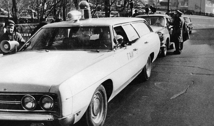 Ford Galaxie Custom 500 Wagon 1970 модельного года — первая иномарка столичного ГАИ.