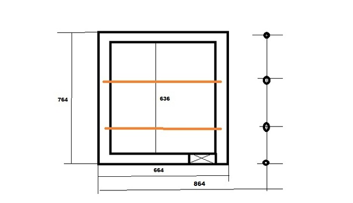 Верандочка на винтовых сваях и швеллера.
