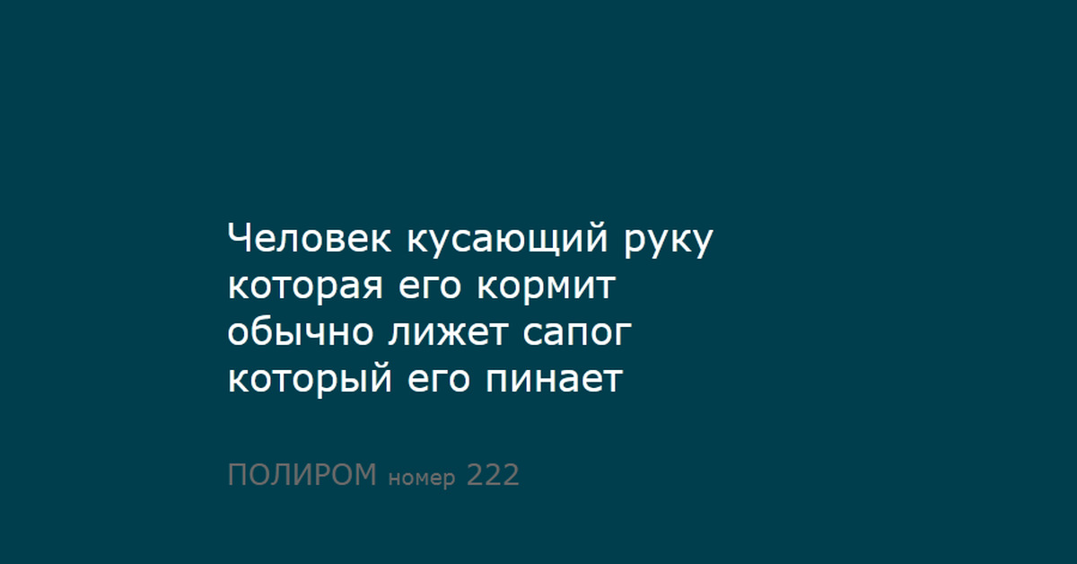ПОЛИРОМ номер 222 | Пикабу