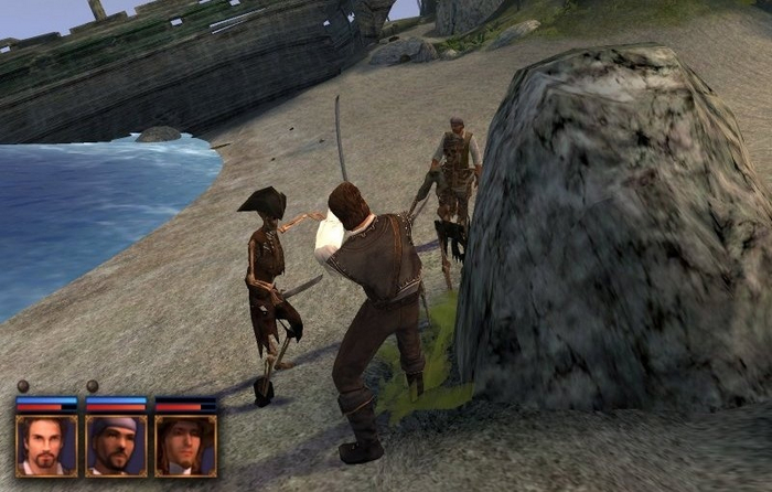 Те самые скелеты, что стали стандартом серии с этой игры.