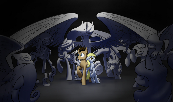   My Little Pony, Doctor Whooves, Derpy Hooves, MLP Crossover