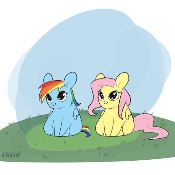  ,    ! My Little Pony, Fluttershy, Rainbow Dash, 