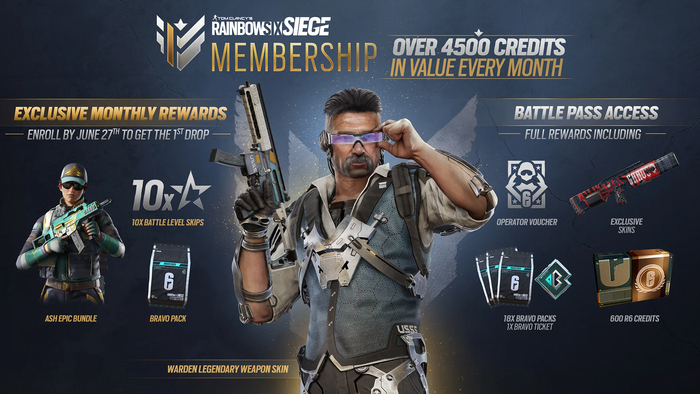 Ubisoft       R6 Membership