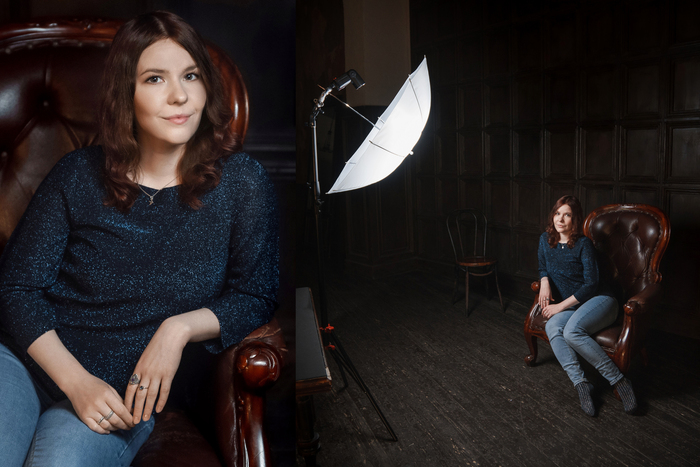 Как снимать с зонтом на просвет?