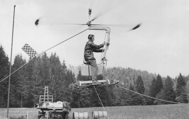  1957  -   Contraves        .       . ( : Heli-Archiv Wernli)