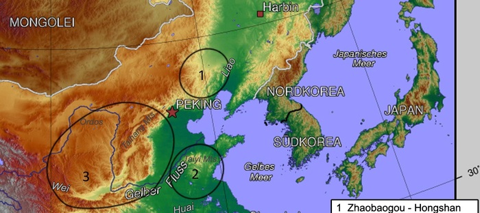 Неолитическая культура находилась на северо-востоке от столицы Китая