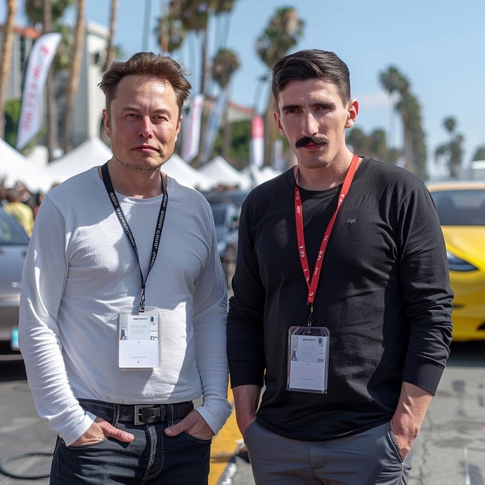 Никола Тесла со своим фанатом