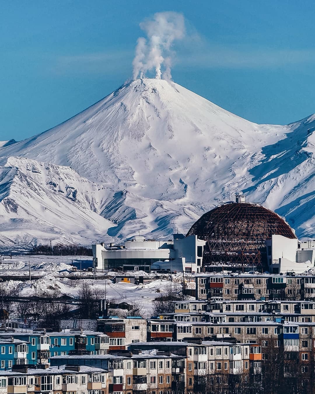 Петропавловск-Камчатский извержение вулкана