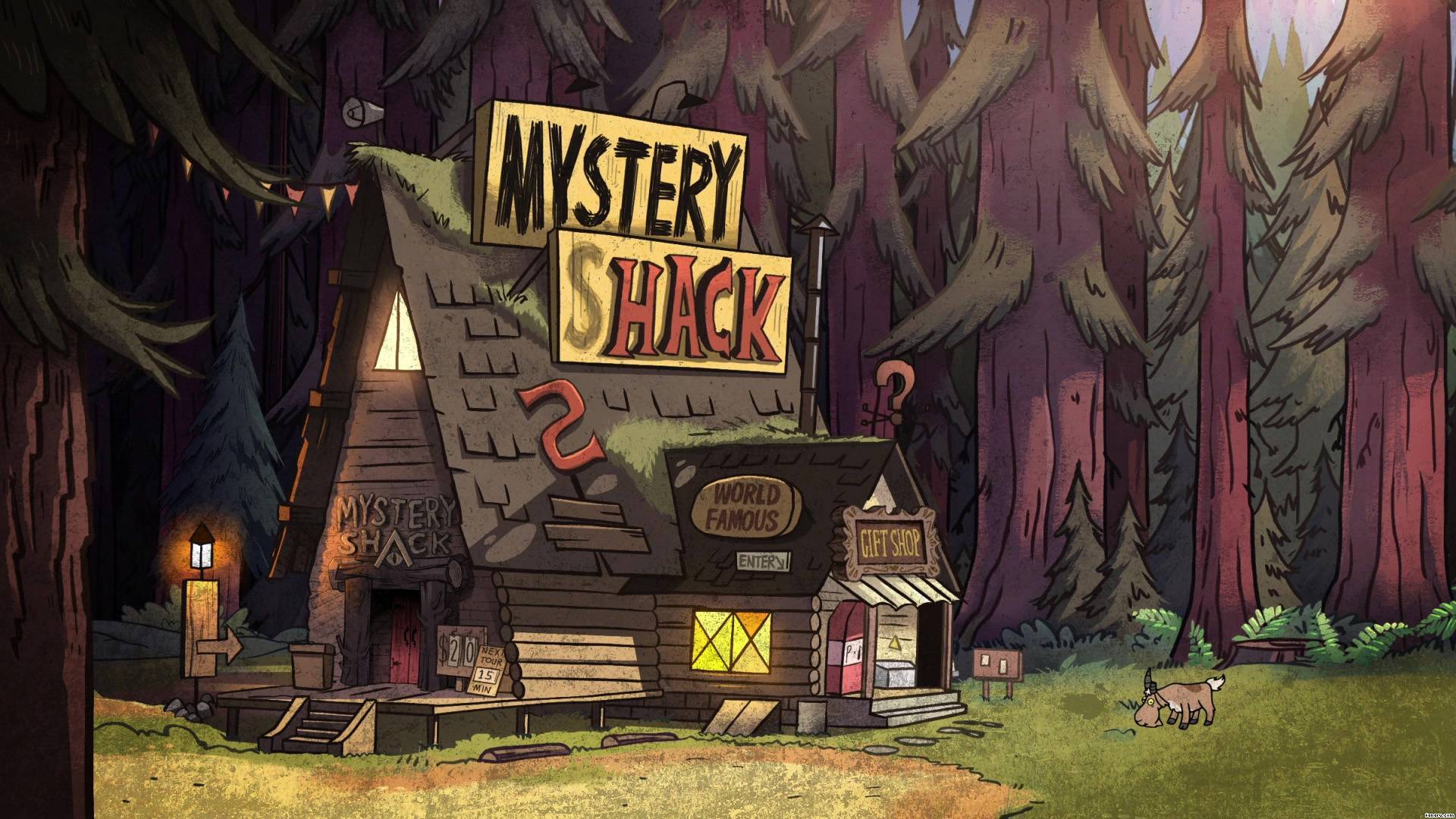 Хижина чудесMystery Shack, от pixel art до 3D | Пикабу