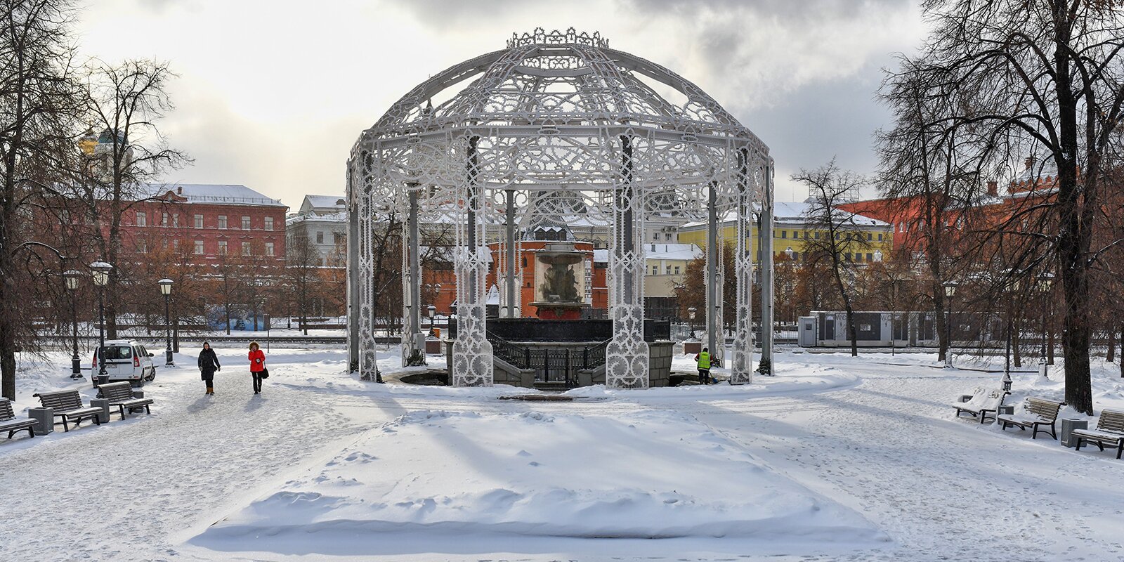 Как менялся Петровский фонтан на Театральной площади? | Пикабу