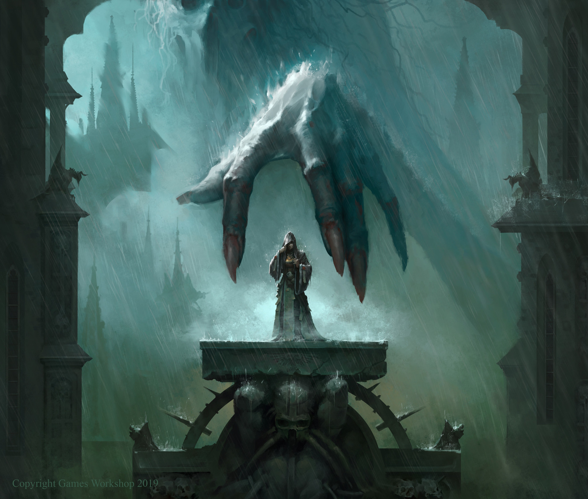 The watcher in the rain warhammer