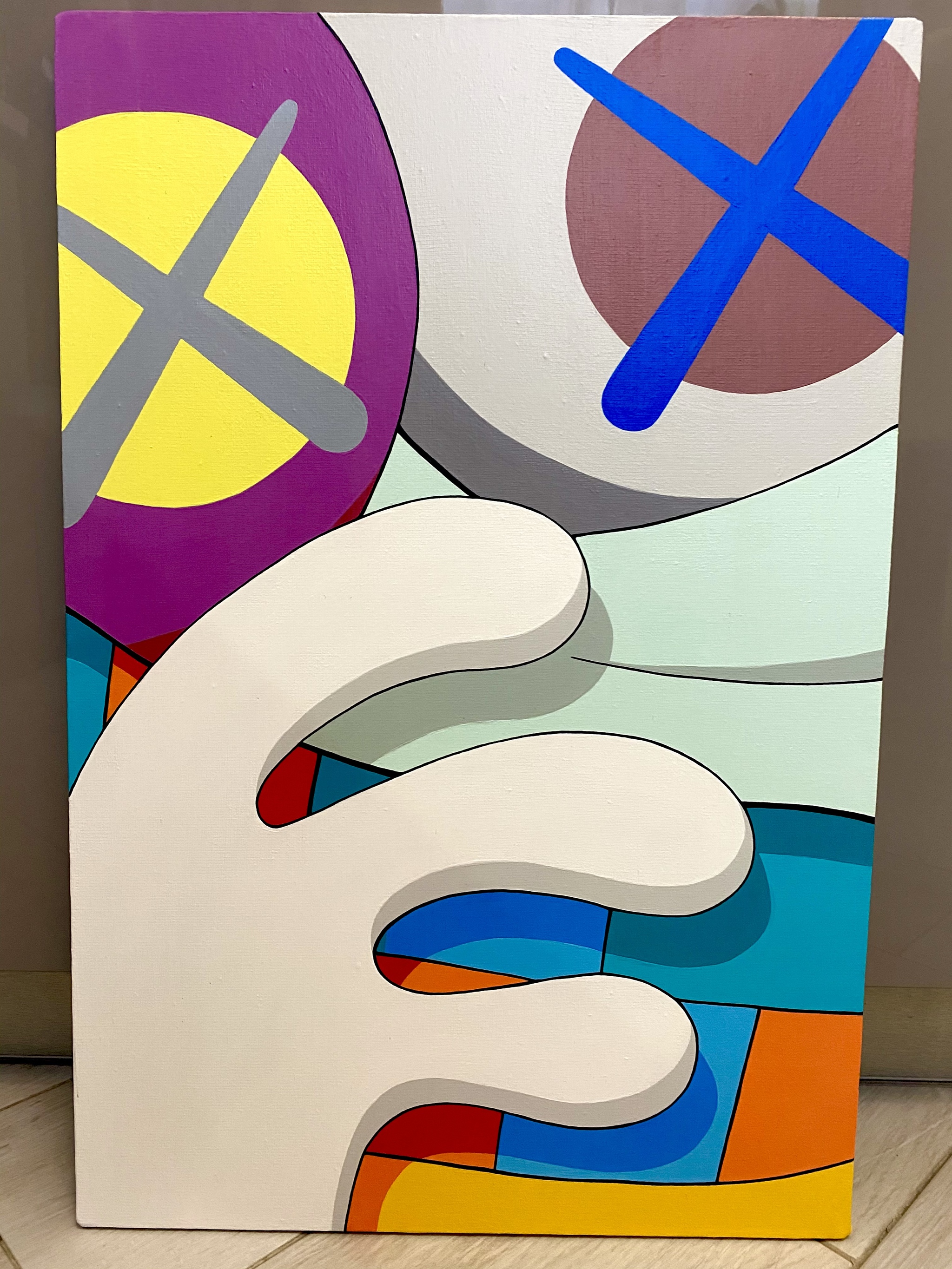 Картина KAWS | Пикабу