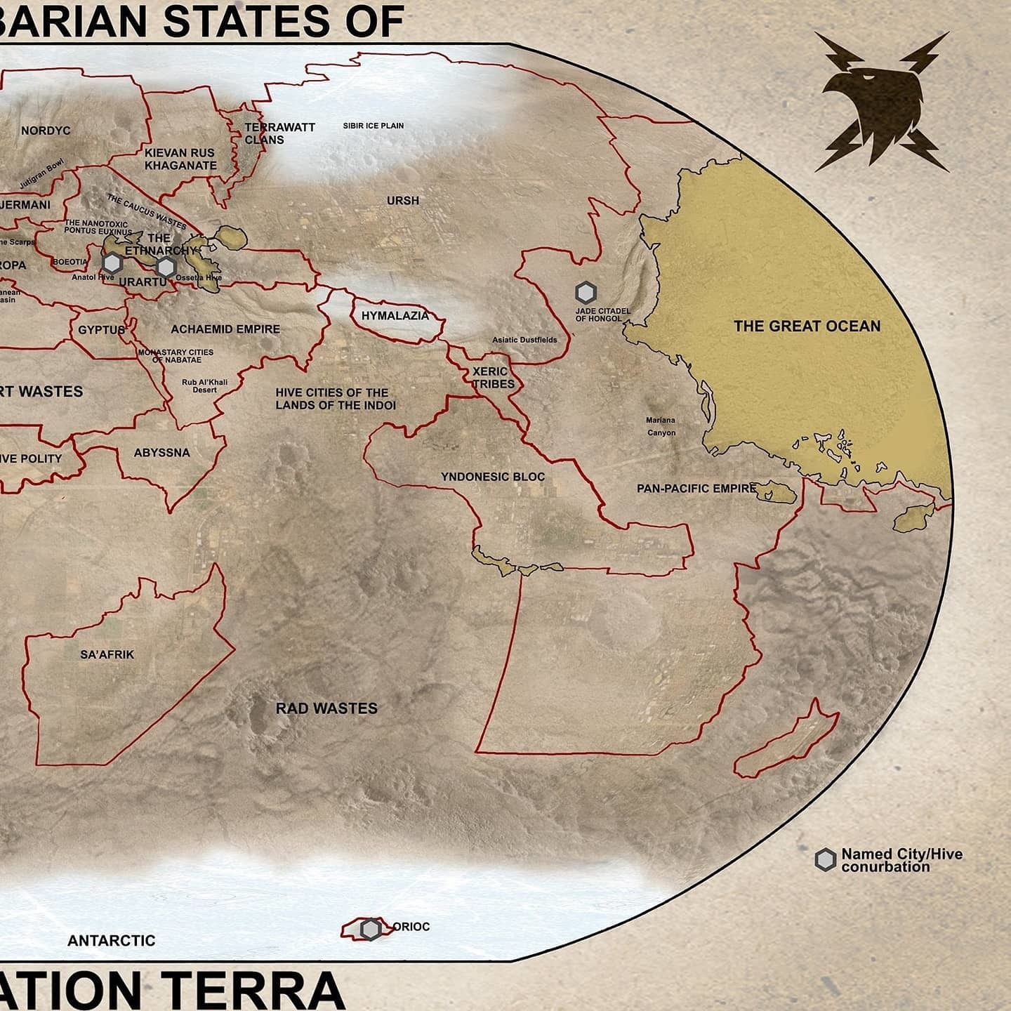 Карта терры warhammer 40000