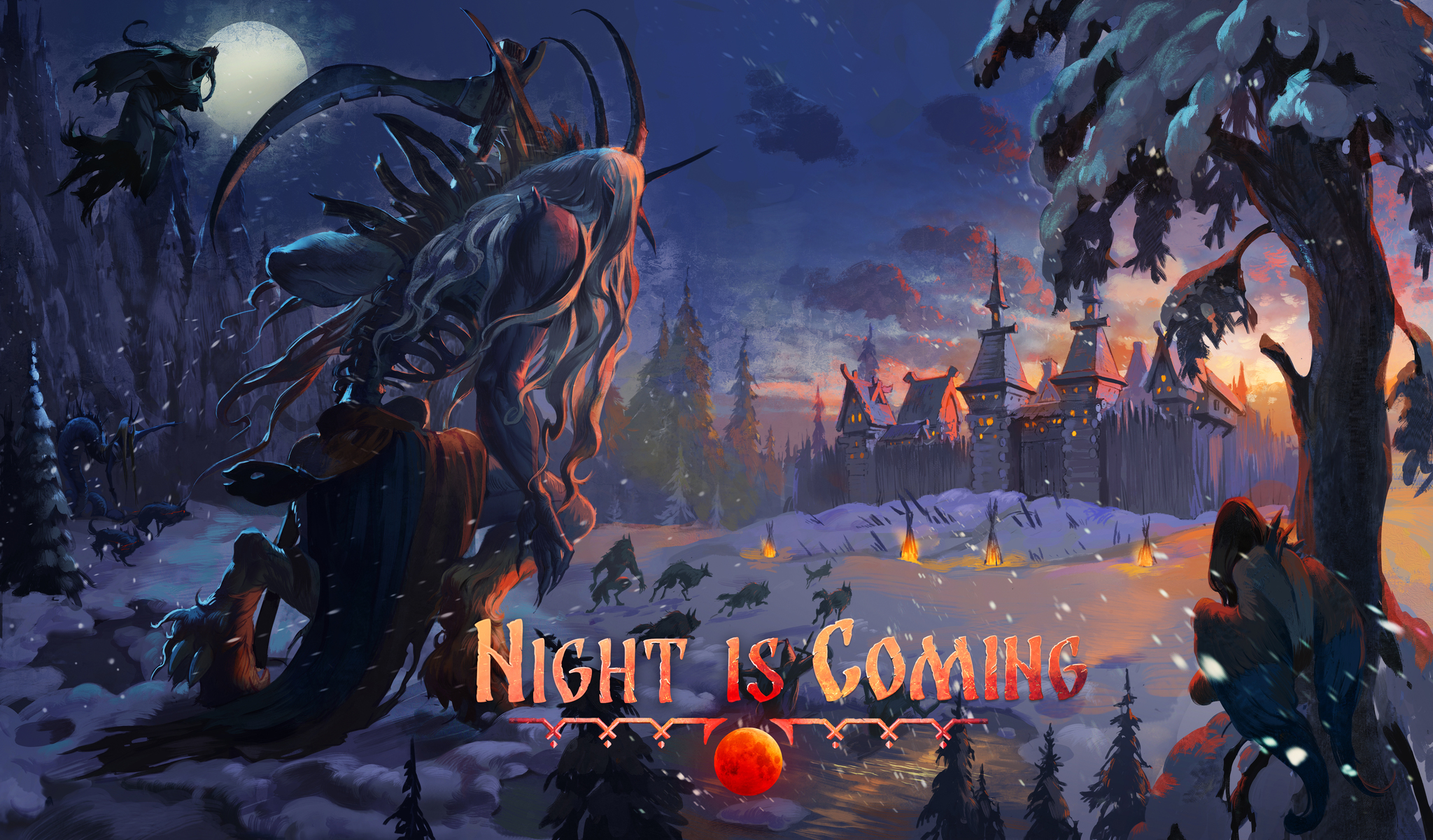 Night is coming - симулятор славянского фэнтези поселения. Куда пропали и  что с нами стало | Пикабу