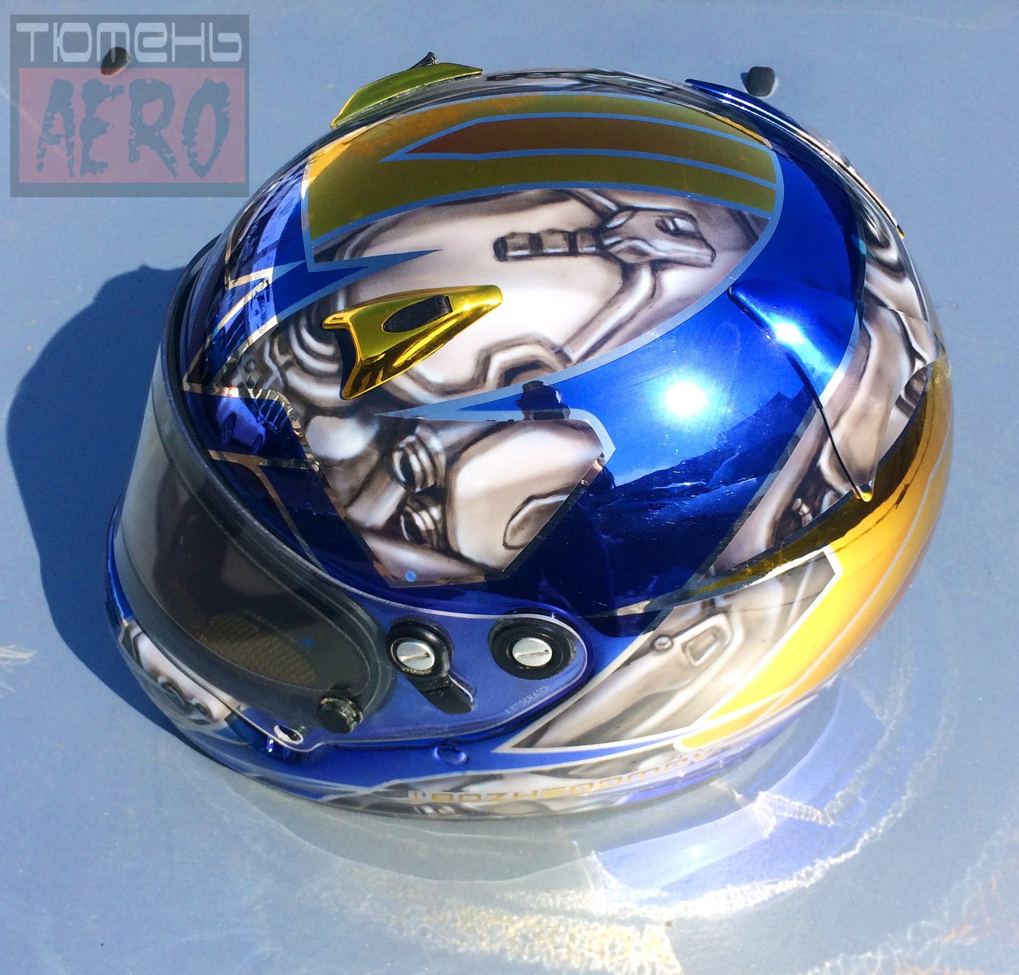 Аэрография на шлем Arai CK-6 | Пикабу