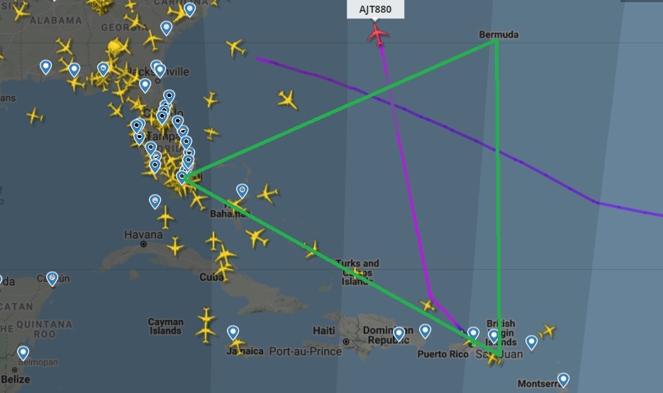 Карта запрещенных полетов. Карта полетов над Бермудским треугольником. Карта полетов самолетов над Бермудским треугольником. Рейсы самолетов над Бермудским треугольником. Летать самолетом в Бермудском треугольнике.