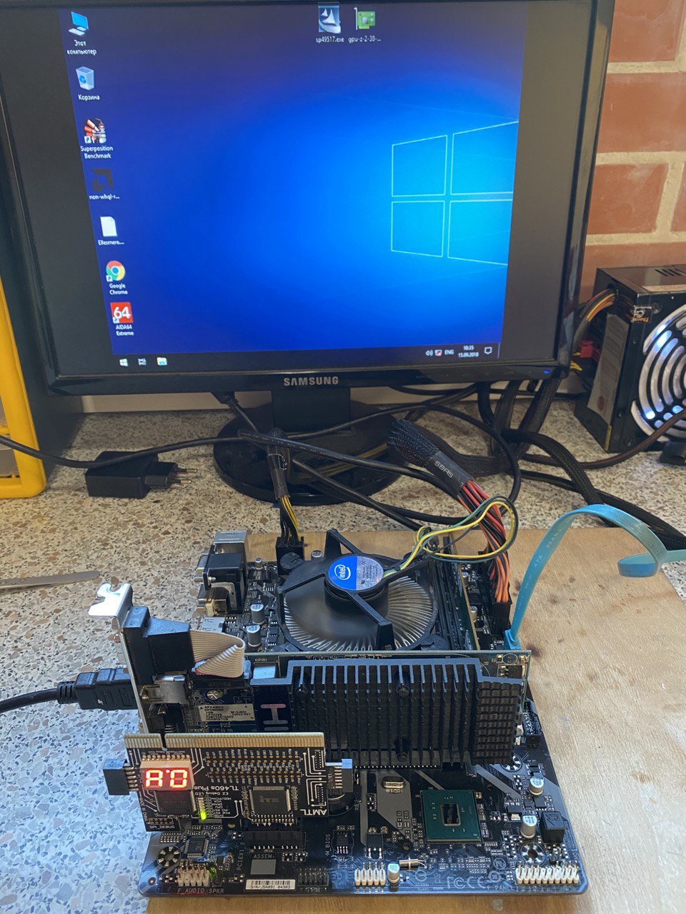 Диагностика и замена хаба на ga-h310m s2h 2.0 | Пикабу