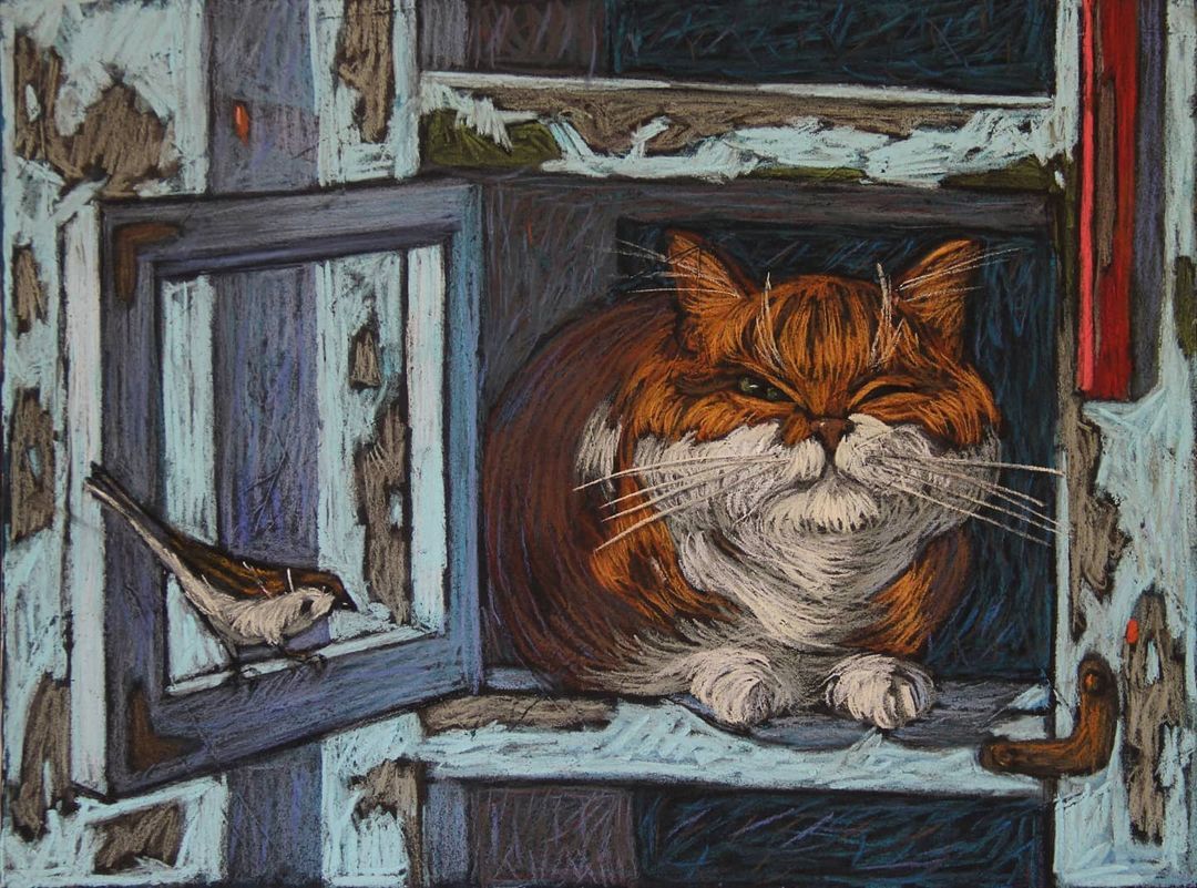 Кошка в окошке [7] | Пикабу