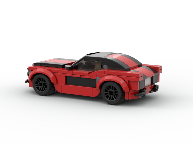 LEGO City Ford Mustang (instruction) - My, Lego, Constructor, Homemade, Longpost, Moc