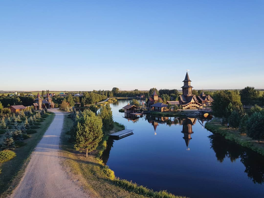 Ландшафтный парк в поселке Луна – «Кижи на минималках» | Пикабу