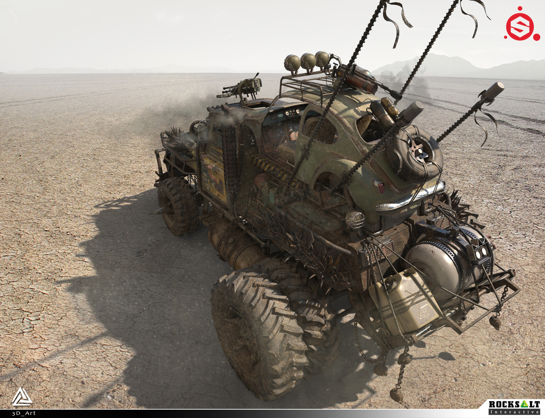 Postapocalyptic Vehicle(3D модель) | Пикабу