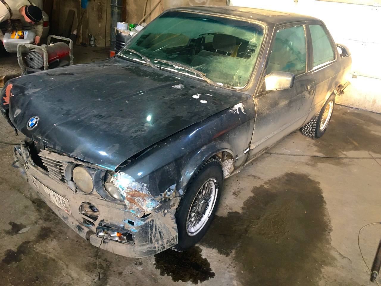 BMW E30 318i m10b18 в кузове купэ, купленную моим отцом под восстановление  | Пикабу