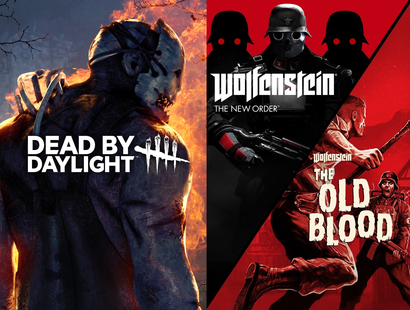 Розыгрыш Dead by daylight и Wolfenstein: The Two Pack | Пикабу