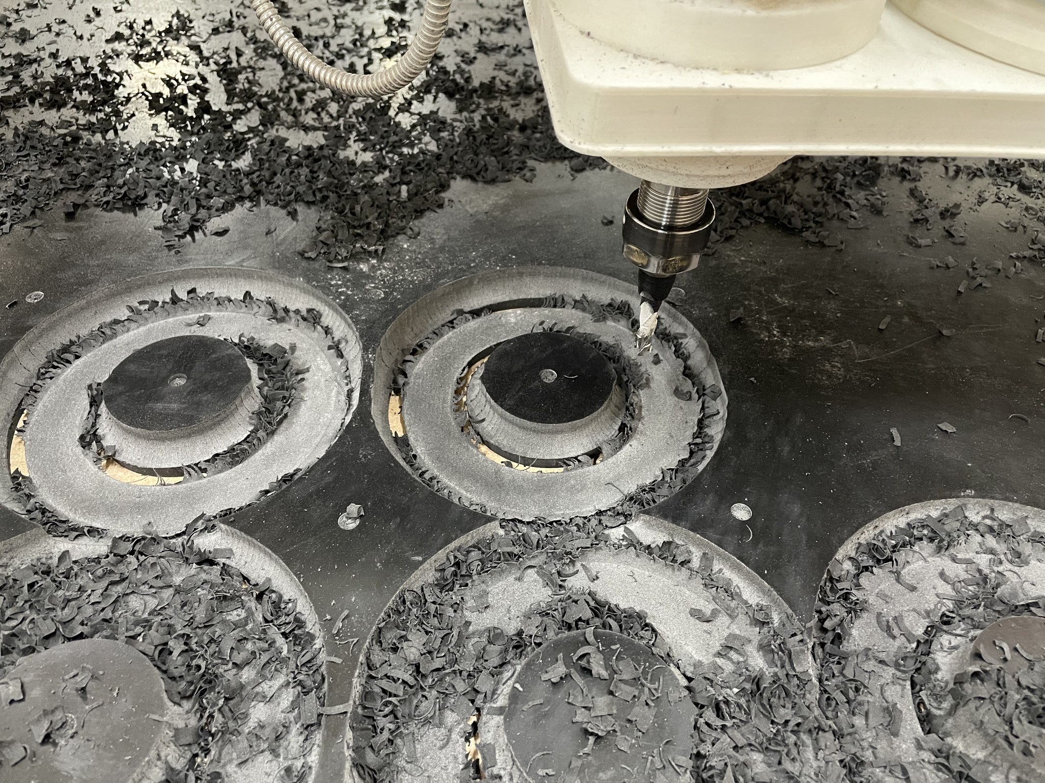 Фрезеруем прокладки из резины | Пикабу