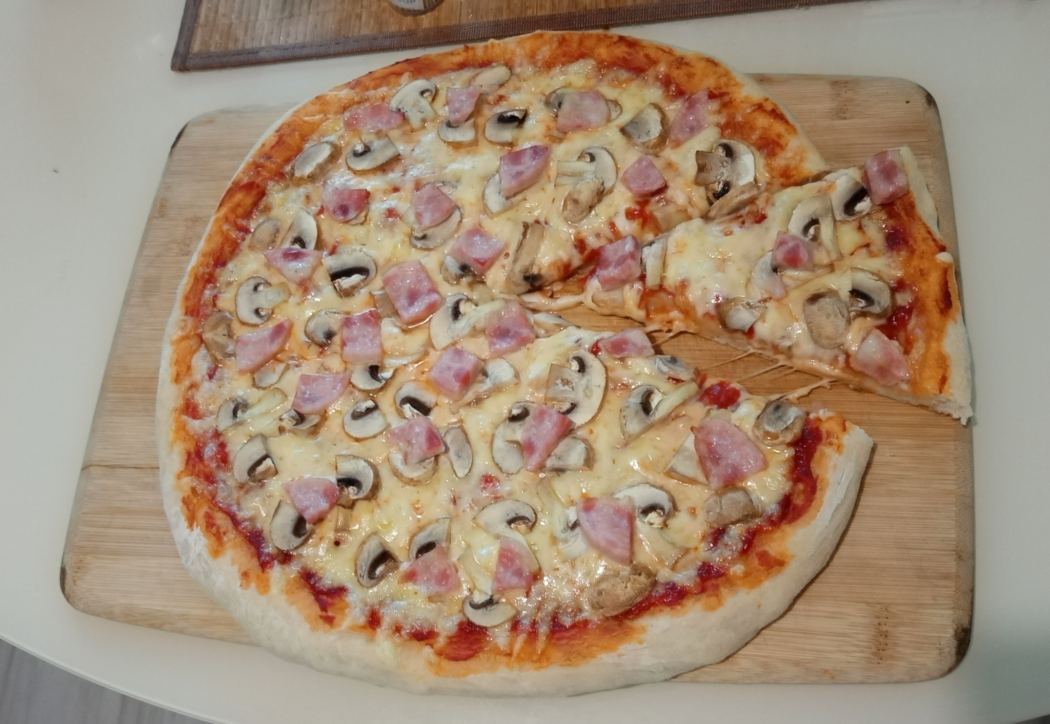 пиццу сделать дома с готовым тестом в духовке фото 109